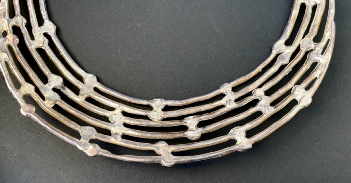 Stunning vintage choker necklace - unknown maker