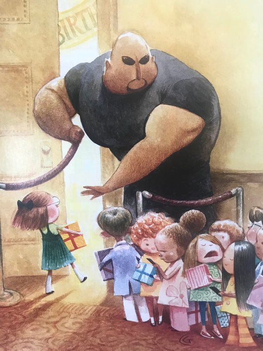 The NEW YORKER Magazine original cover - April 6, 2015 - kids birthday party, bouncer