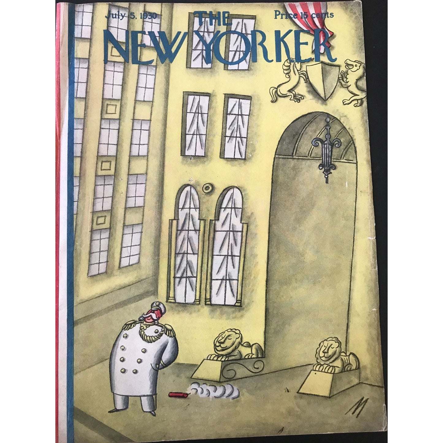 Very RARE - July 5, 1930 - NEW YORKER Magazine original cover