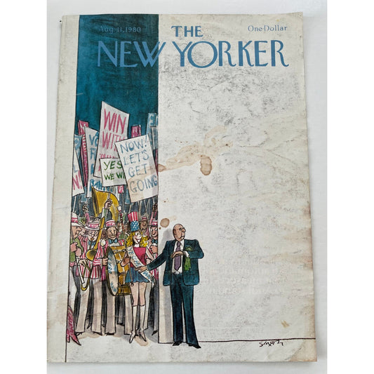 August 11, 1980 - The NEW YORKER Magazine original cover - Please read description