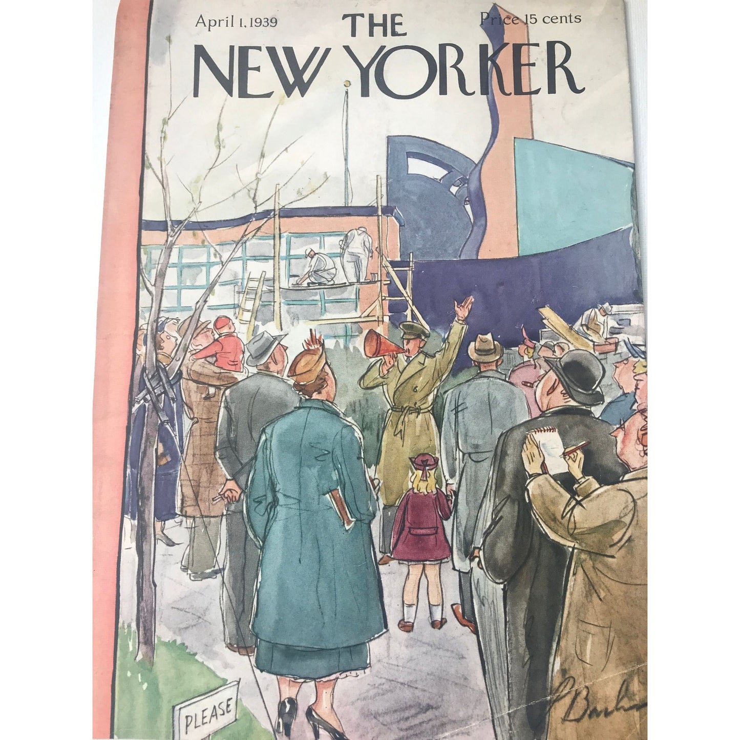 RARE - The NEW YORKER Magazine very rare original cover - April 1, 1939