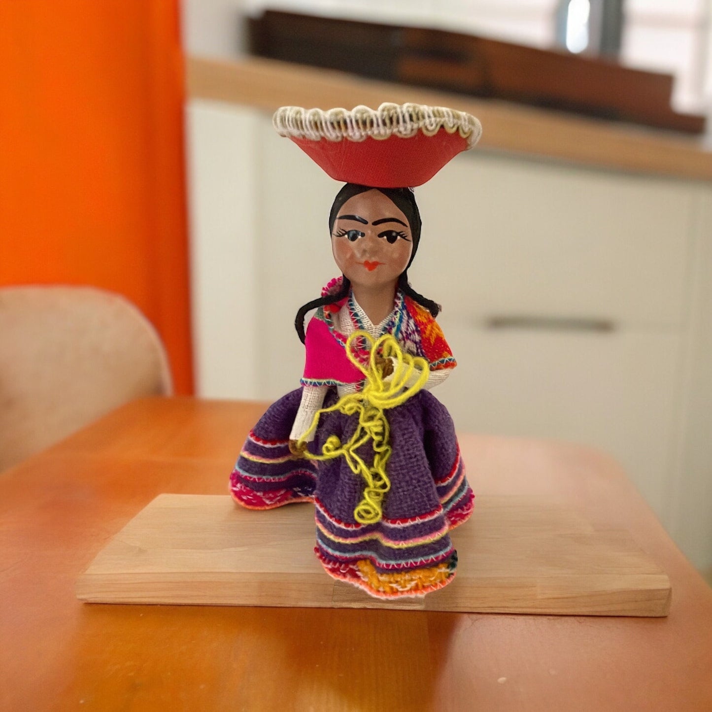 Stunning vintage collectible art Doll from Mexico