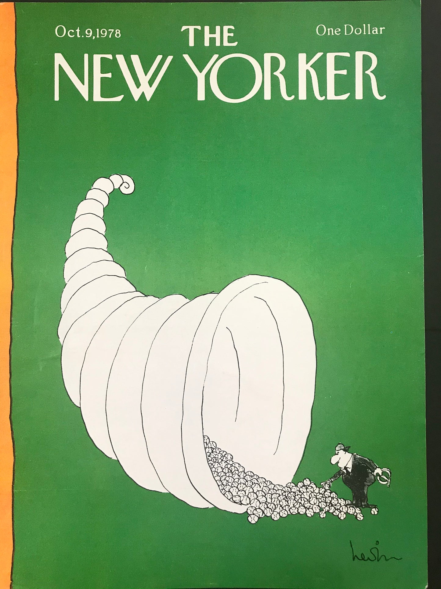 The NEW YORKER Magazine cover - October 9, 1978