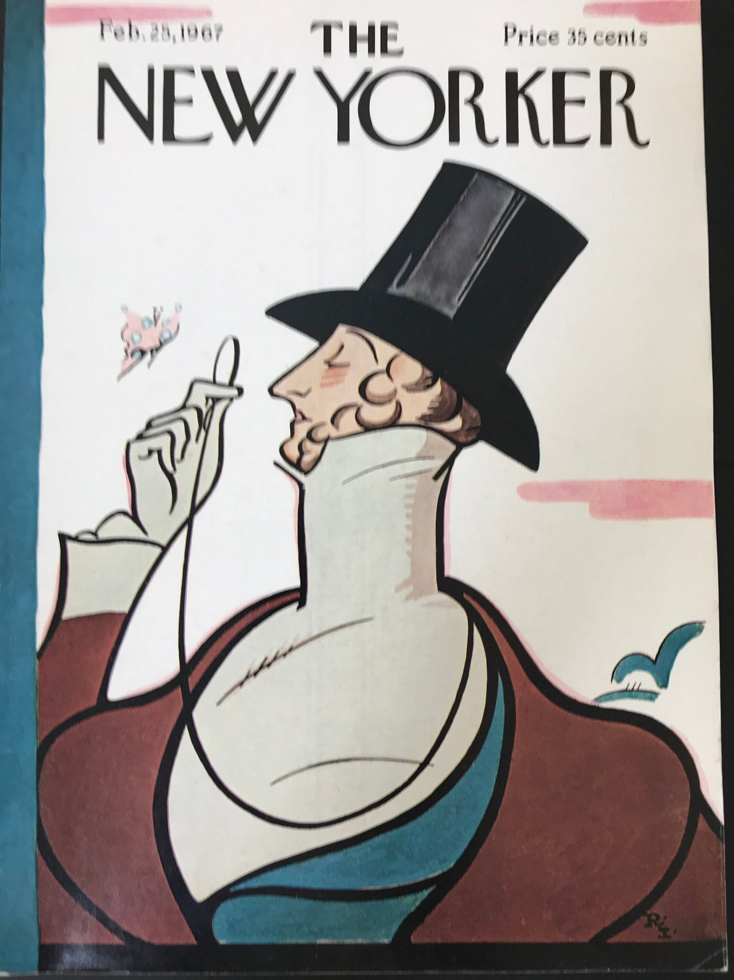 Rare - February 25, 1967 - The NEW YORKER Magazine original cover