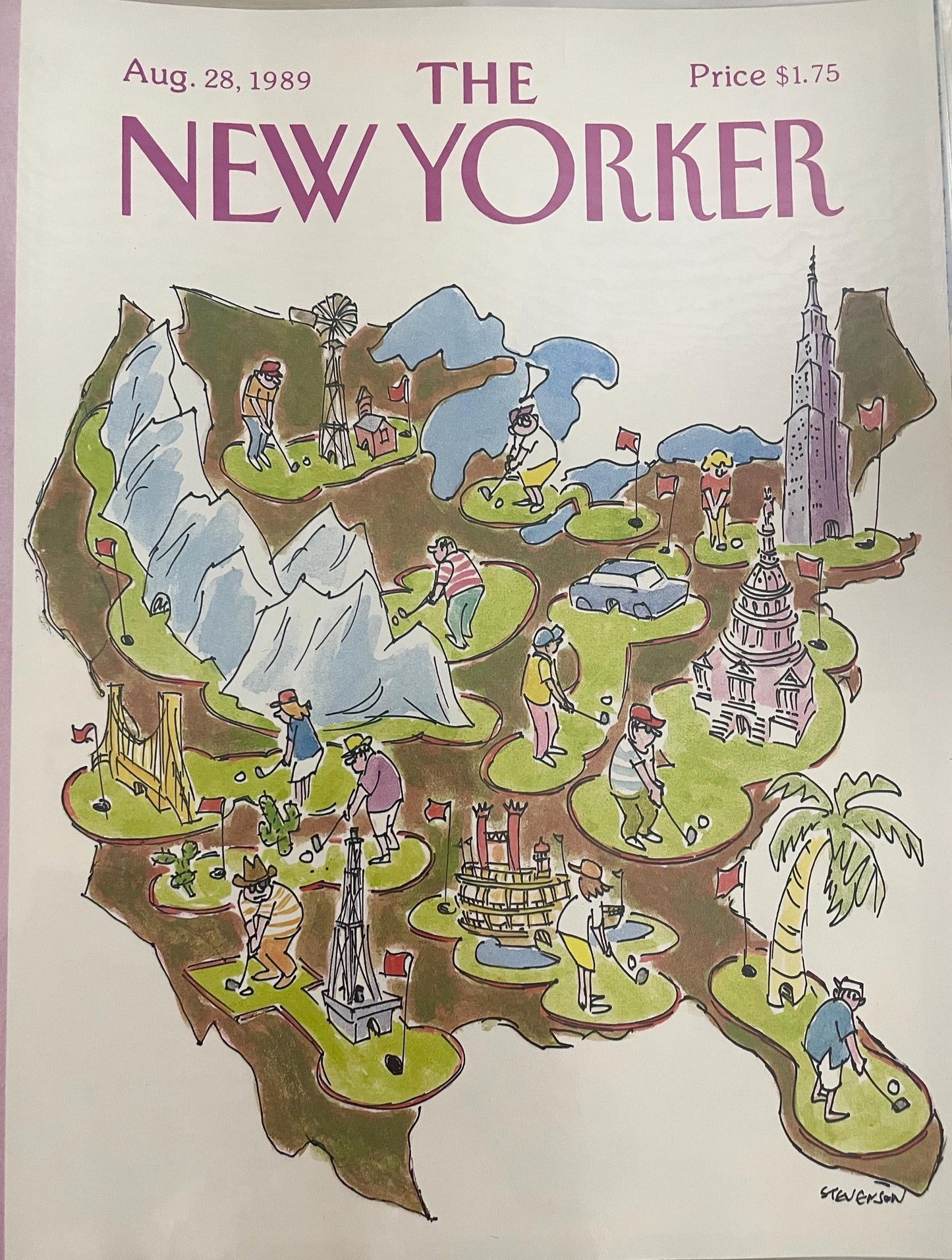 August 28, 1989 - The NEW YORKER Magazine original cover