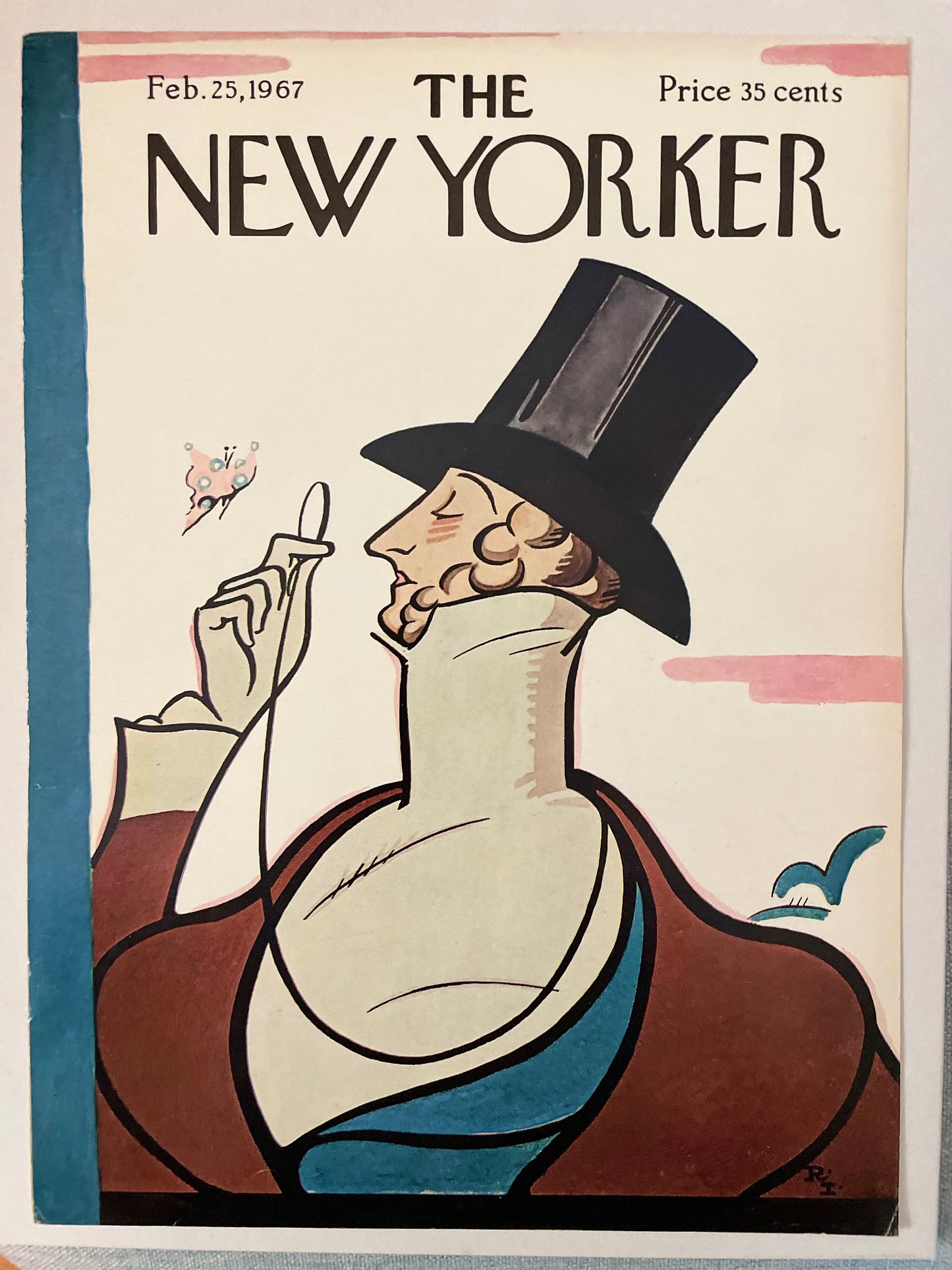 RARE: February 25, 1967 - The NEW YORKER Magazine original cover