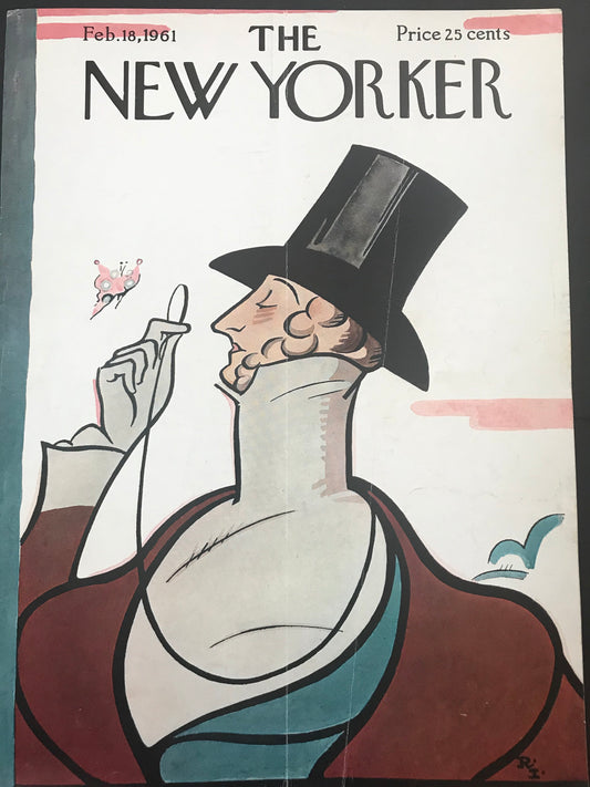 The NEW YORKER Magazine cover - February 18, 1961
