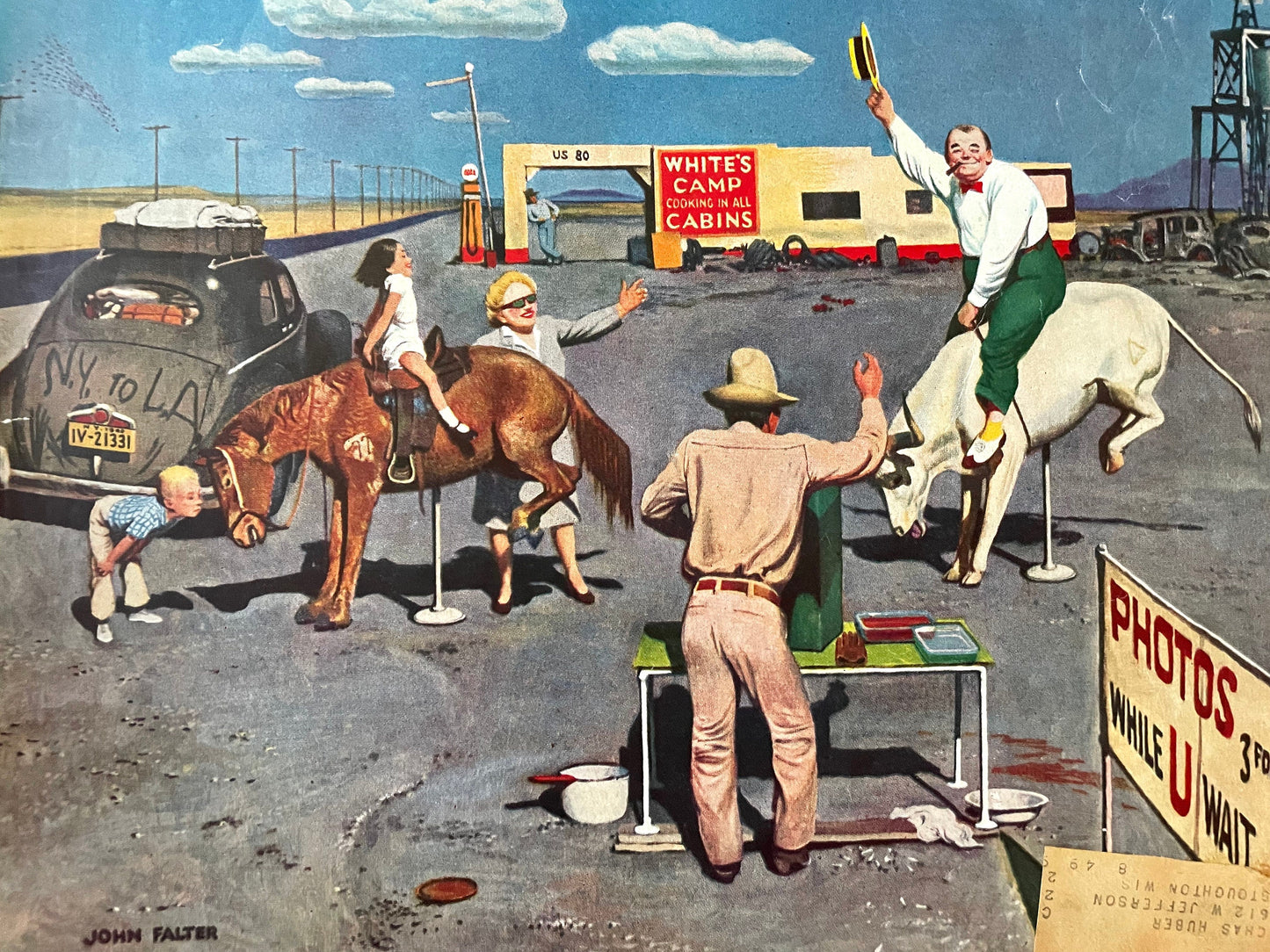 RARE - Saturday Evening Post - Original Cover - July 24, 1948