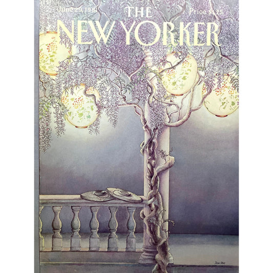 June 29, 1981 - The NEW YORKER Magazine original cover - artist Jenni Oliver