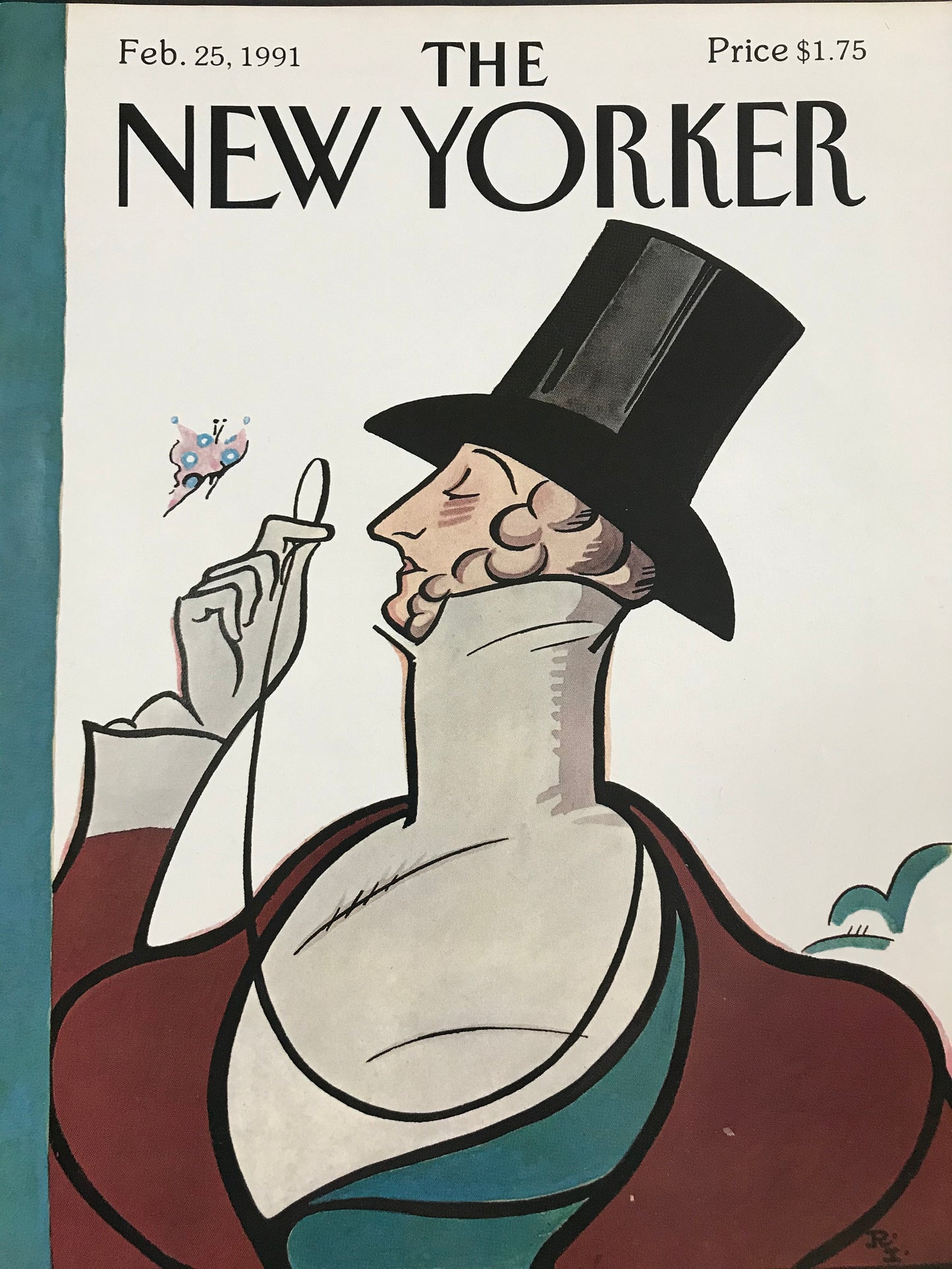 February 25, 1991 - The NEW YORKER Magazine original cover