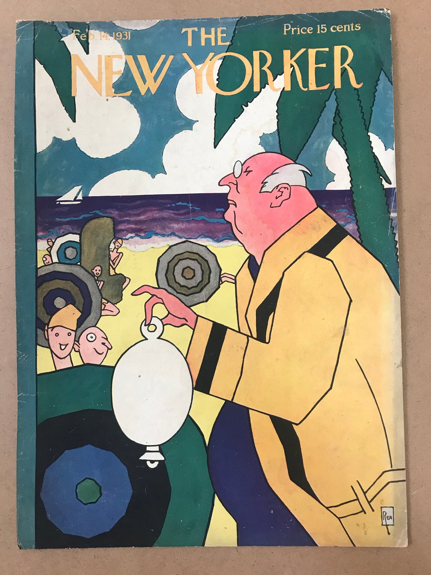 RARE - The NEW YORKER Magazine very rare original cover - February 14, 1931