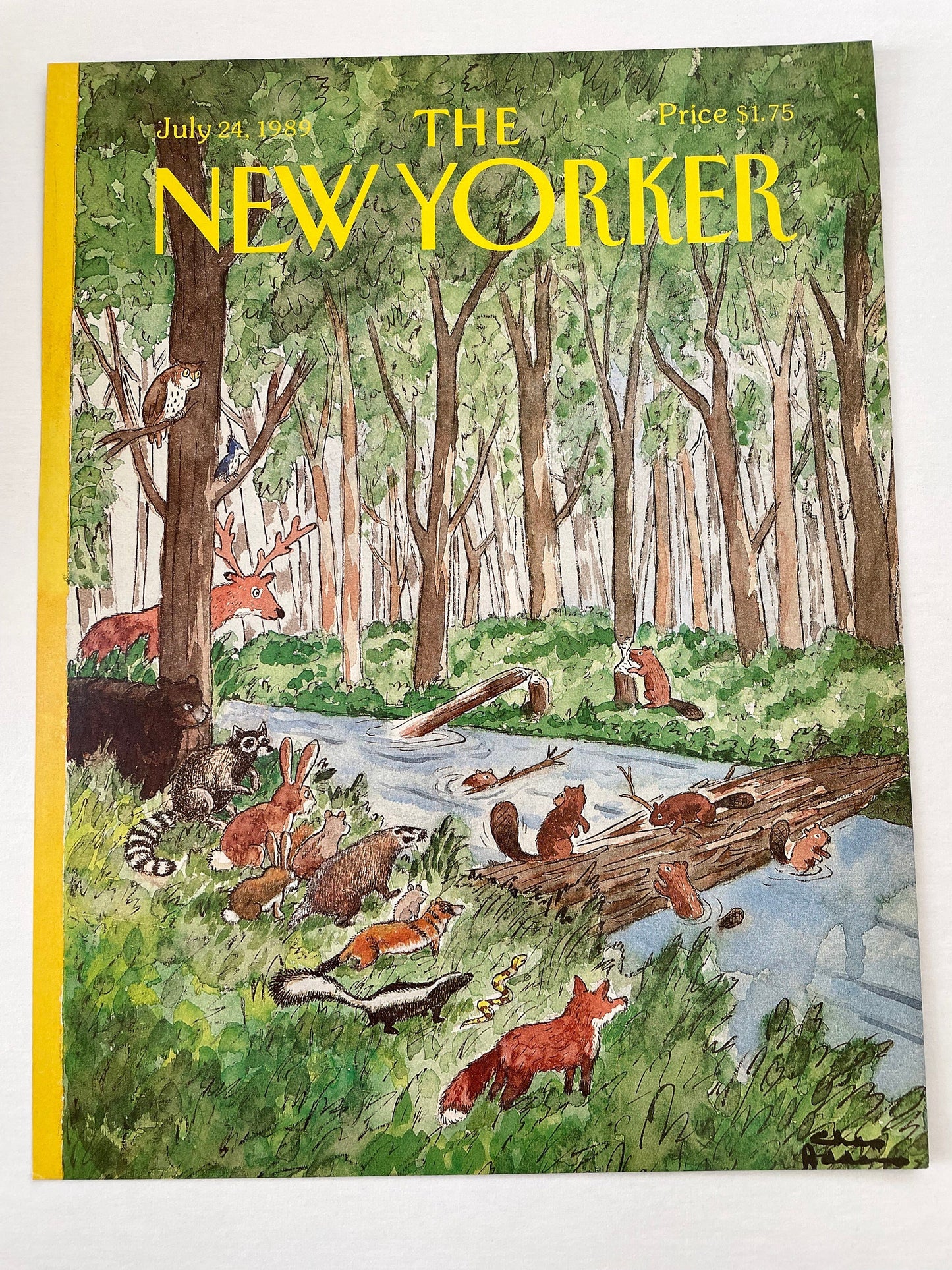 NEW YORKER Magazine cover - July 24, 1989