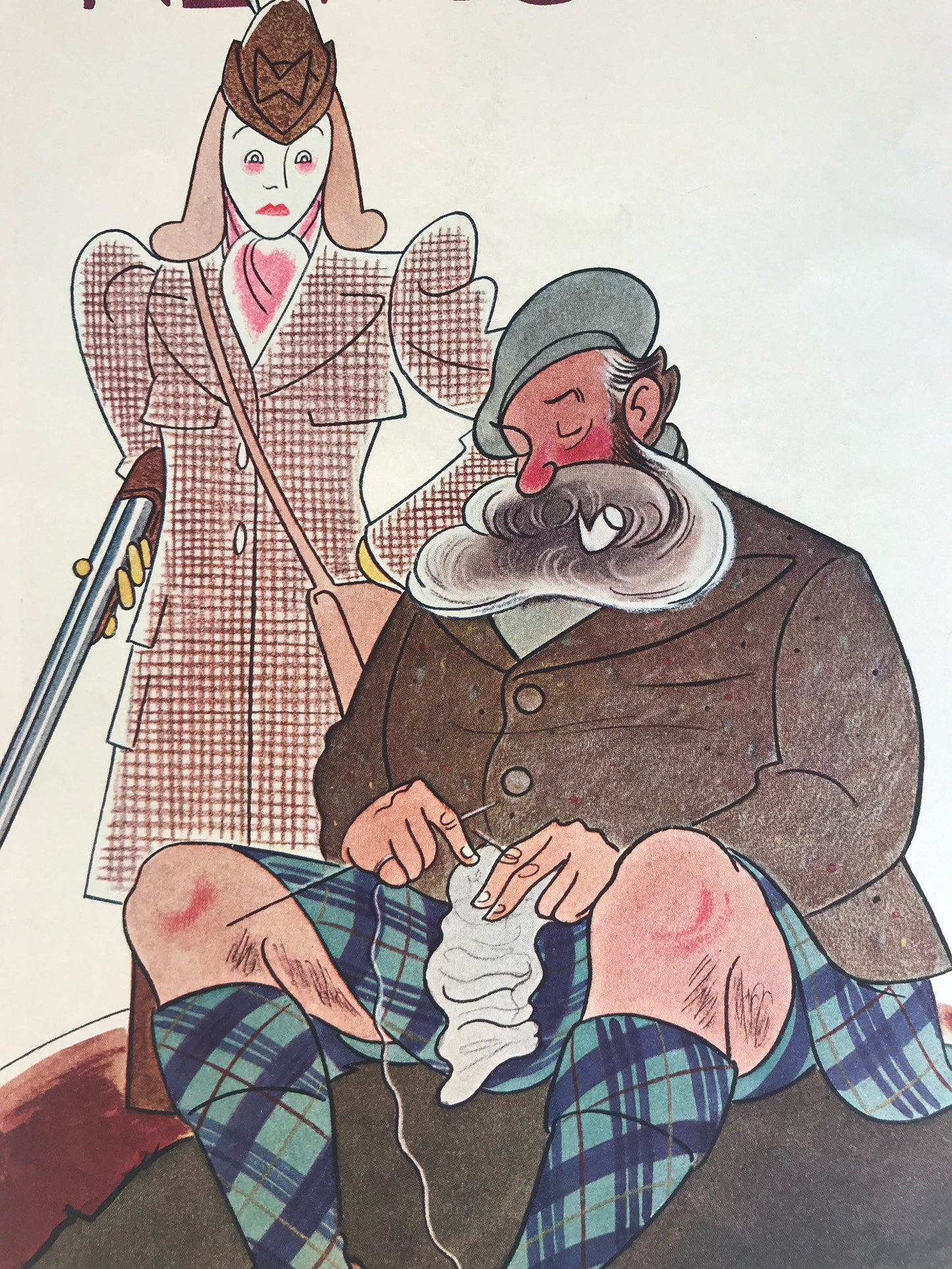 Rare NEW YORKER Magazine cover - August 26, 1939 - artist Rea Irvin