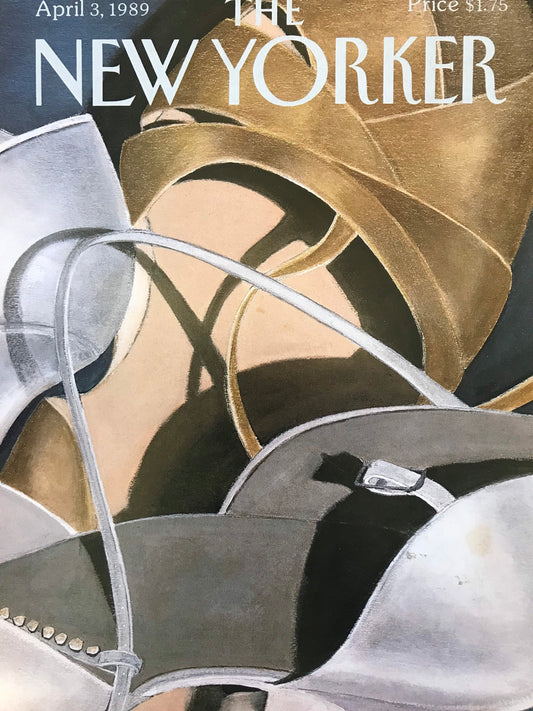 April 3, 1989 - The New Yorker Magazine - high heel shoes - Cover only