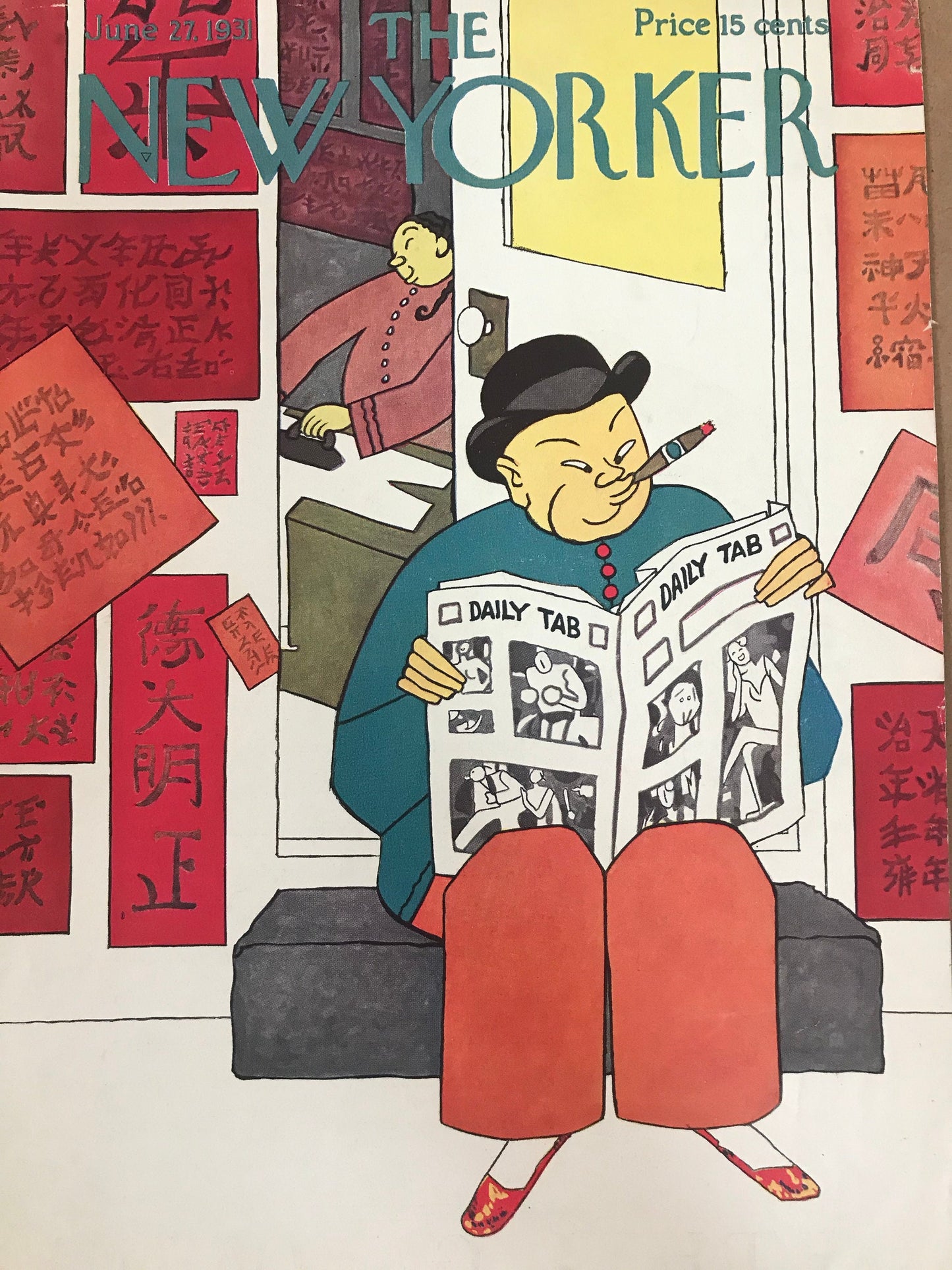 The NEW YORKER Magazine very rare original cover - June 27, 1931