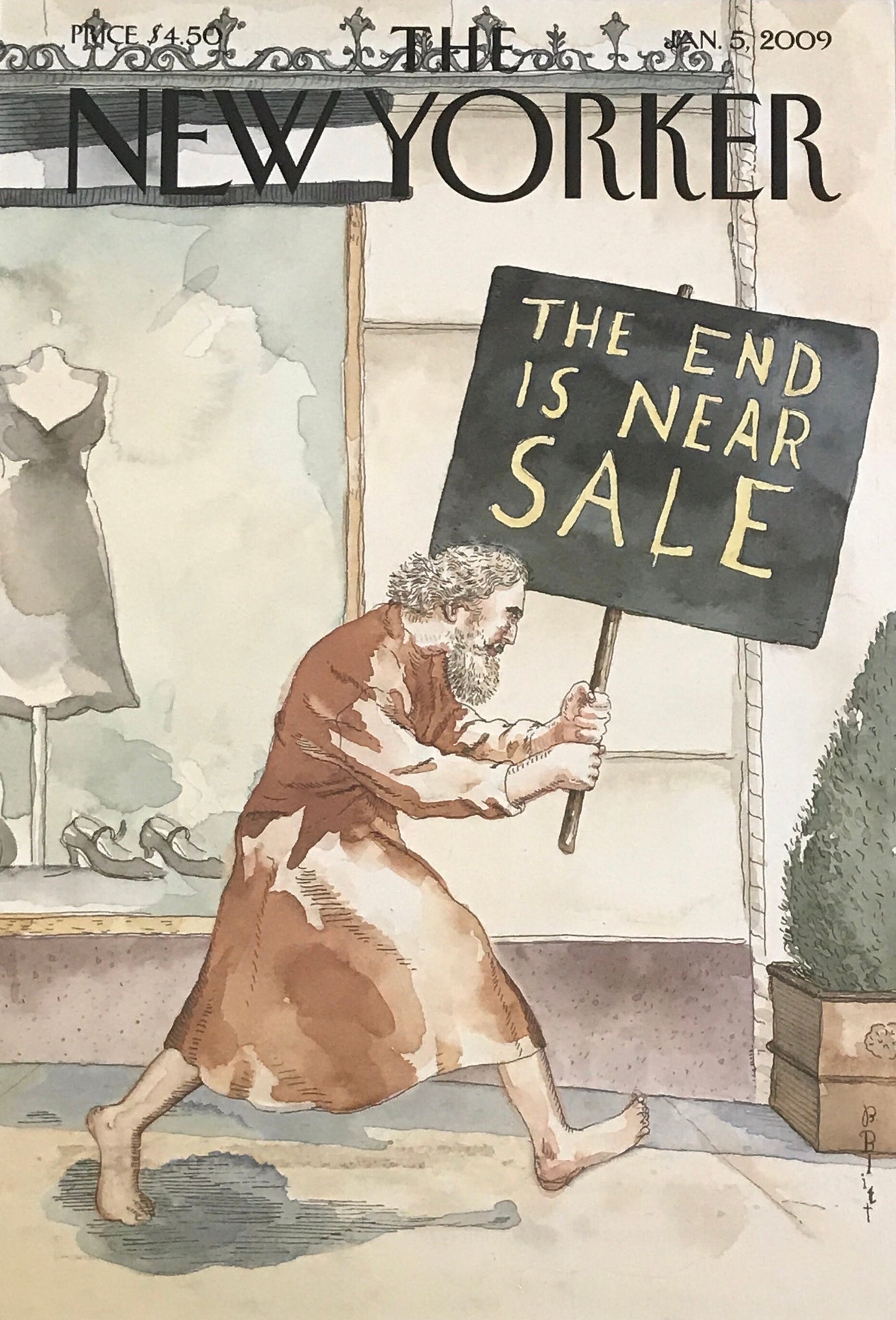 January 5, 2009 - The NEW YORKER - "The end is near sale"