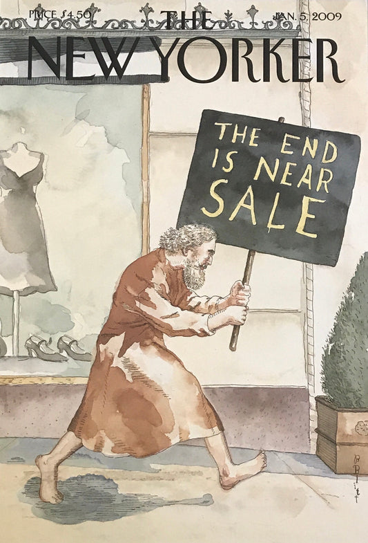 January 5, 2009 - The NEW YORKER - "The end is near sale"