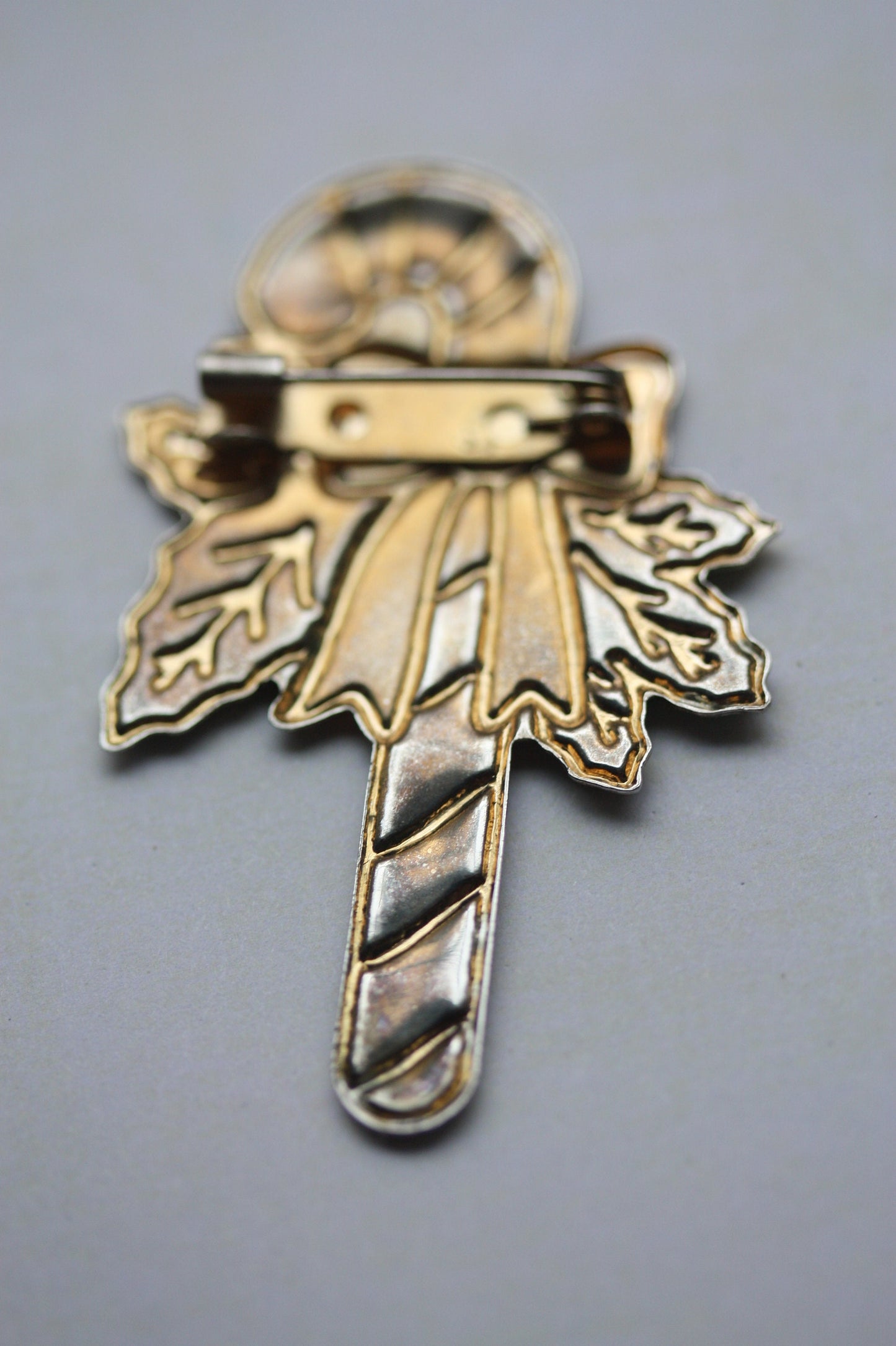 Candy cane vintage lapel pin - perfect for the holidays