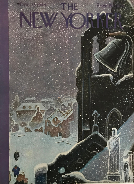 The NEW YORKER Magazine original cover - December 23, 1944 - Ready to frame!