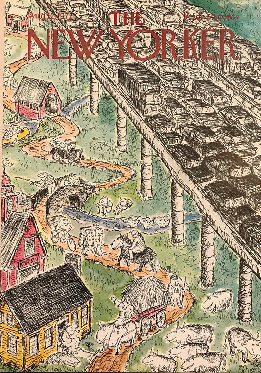 August 12, 1972 - The NEW YORKER Magazine original cover