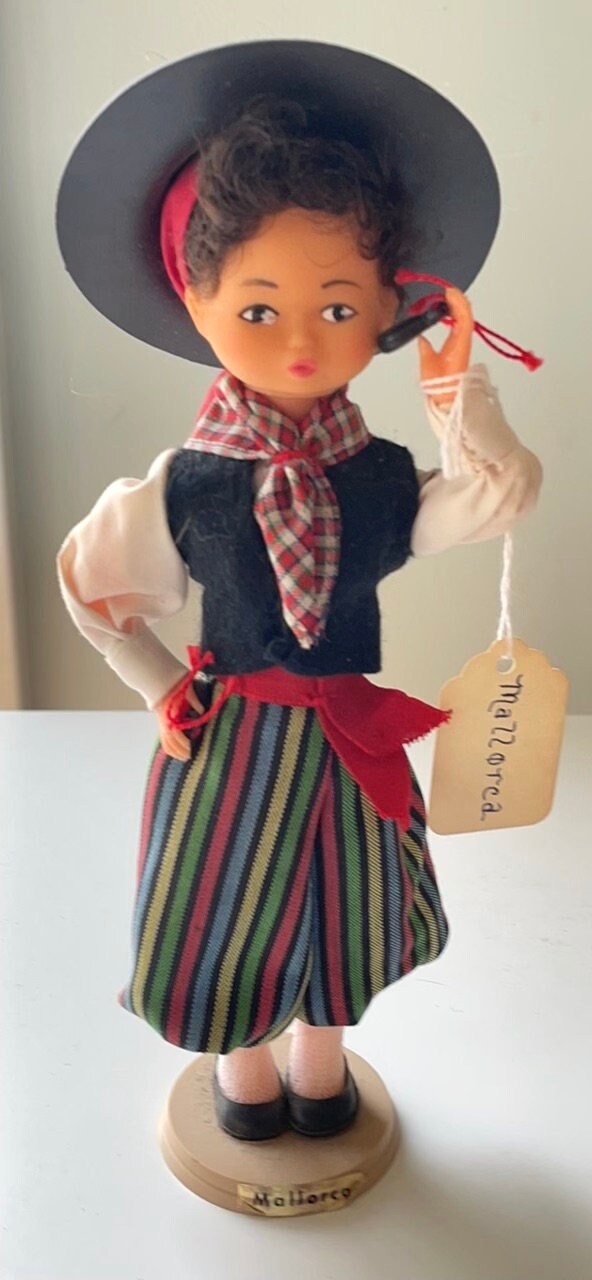 Stunning vintage collectible doll from Mallorca