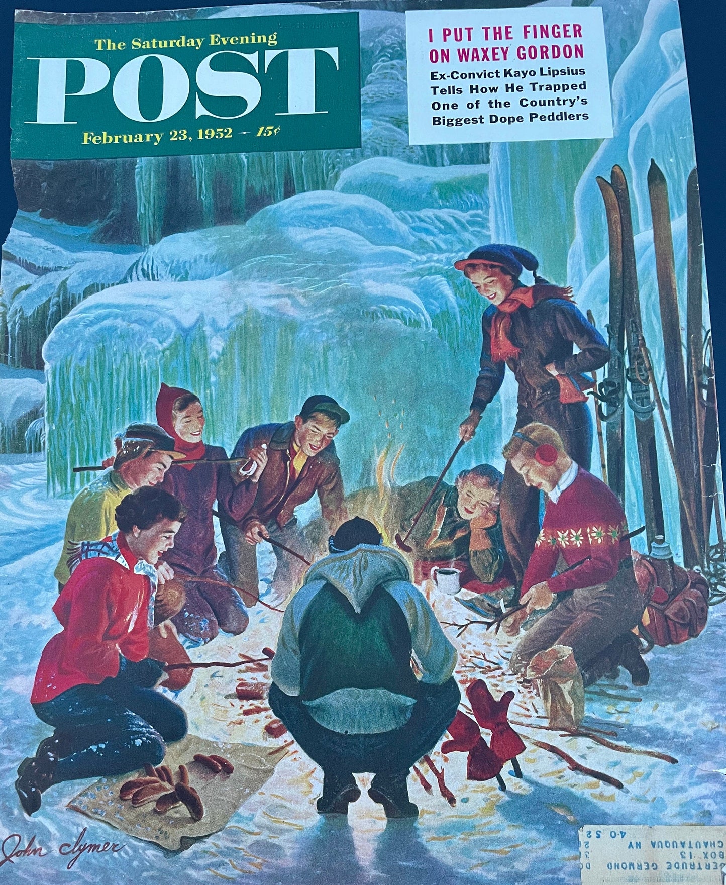 Saturday Evening Post - Original Cover - February 23, 1952