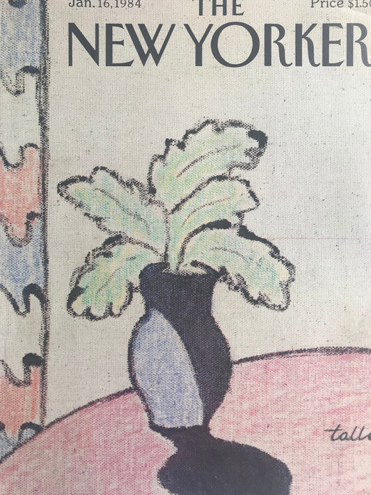 NEW YORKER Magazine cover - January 6, 1994 - Please read description