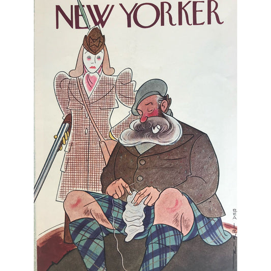 Rare NEW YORKER Magazine cover - August 26, 1939 - artist Rea Irvin