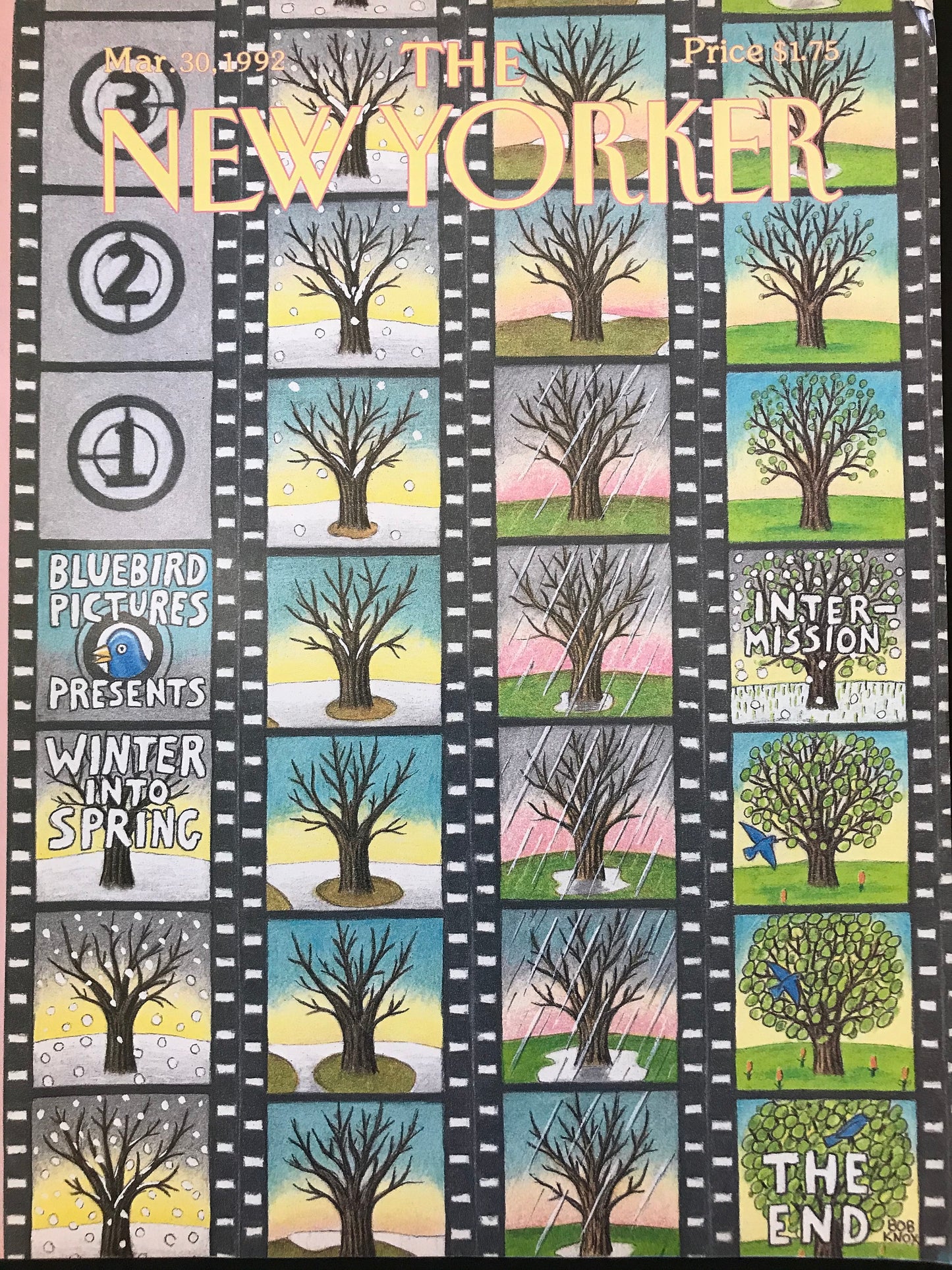 March 30, 1992 - The New Yorker Magazine - seasons - Cover only