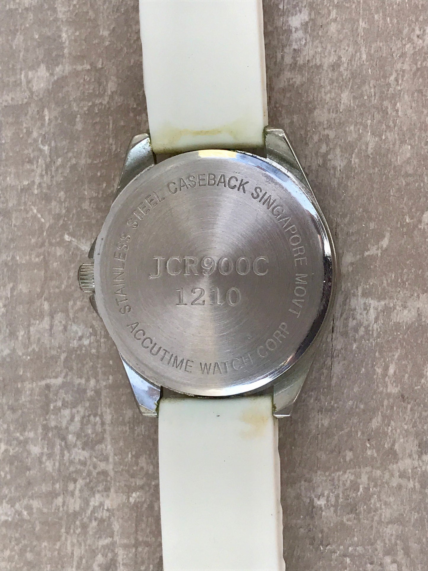 Accutime wrist watch jcr9000 1210 - pretty but needs repair or use for parts