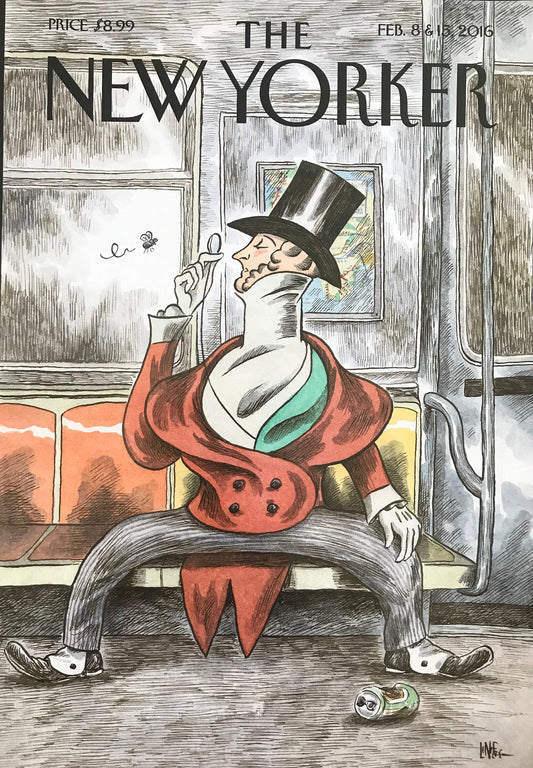 February 8 & 15, 2016  - Your choice: cover only OR complete issue  of The New Yorker Magazine