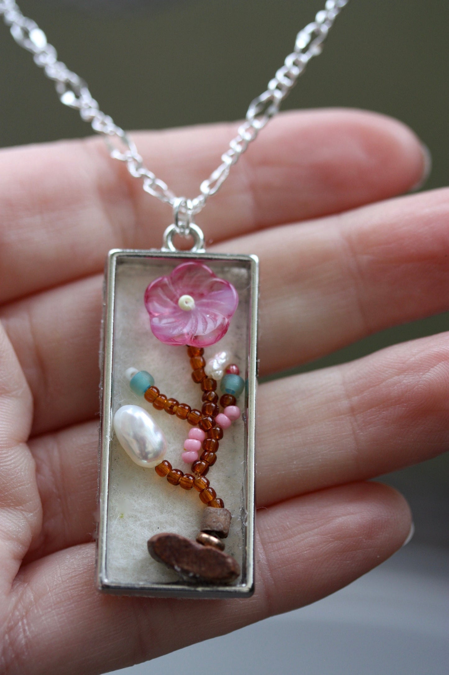 beadwork, asian, necklace, beaded necklace