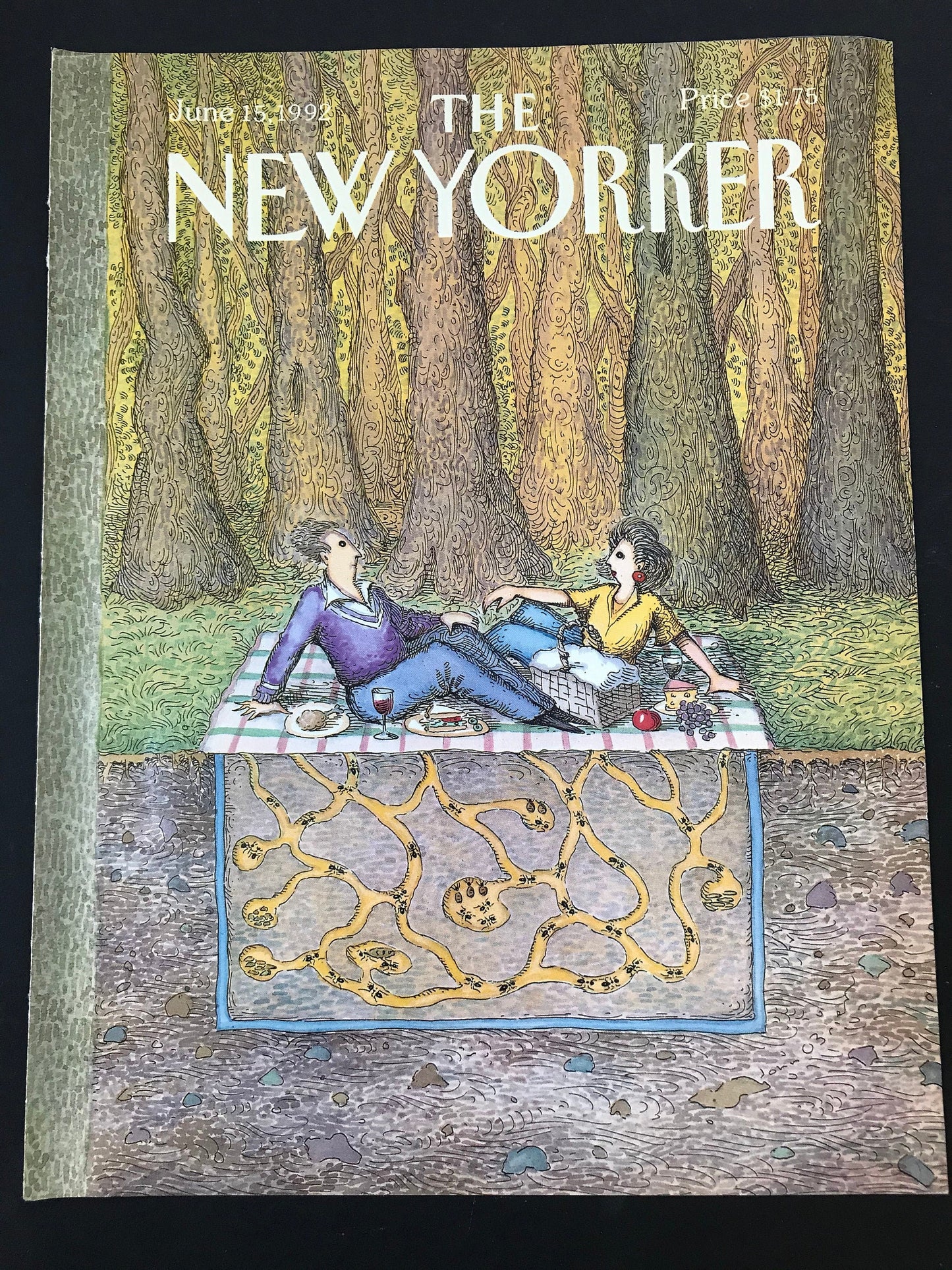 June 15, 1992 - The NEW YORKER Magazine original cover