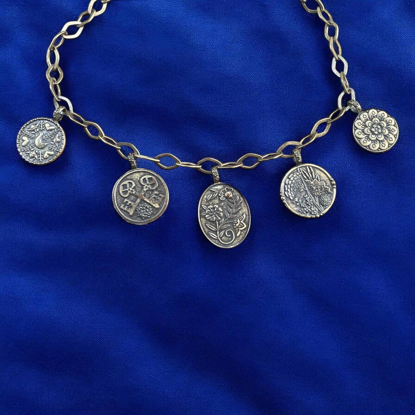 Lucky Brand Charm Necklace with a Pennsylvania Dutch charm – Boho Layered Pendant, Gift for Her, Everyday Jewelry