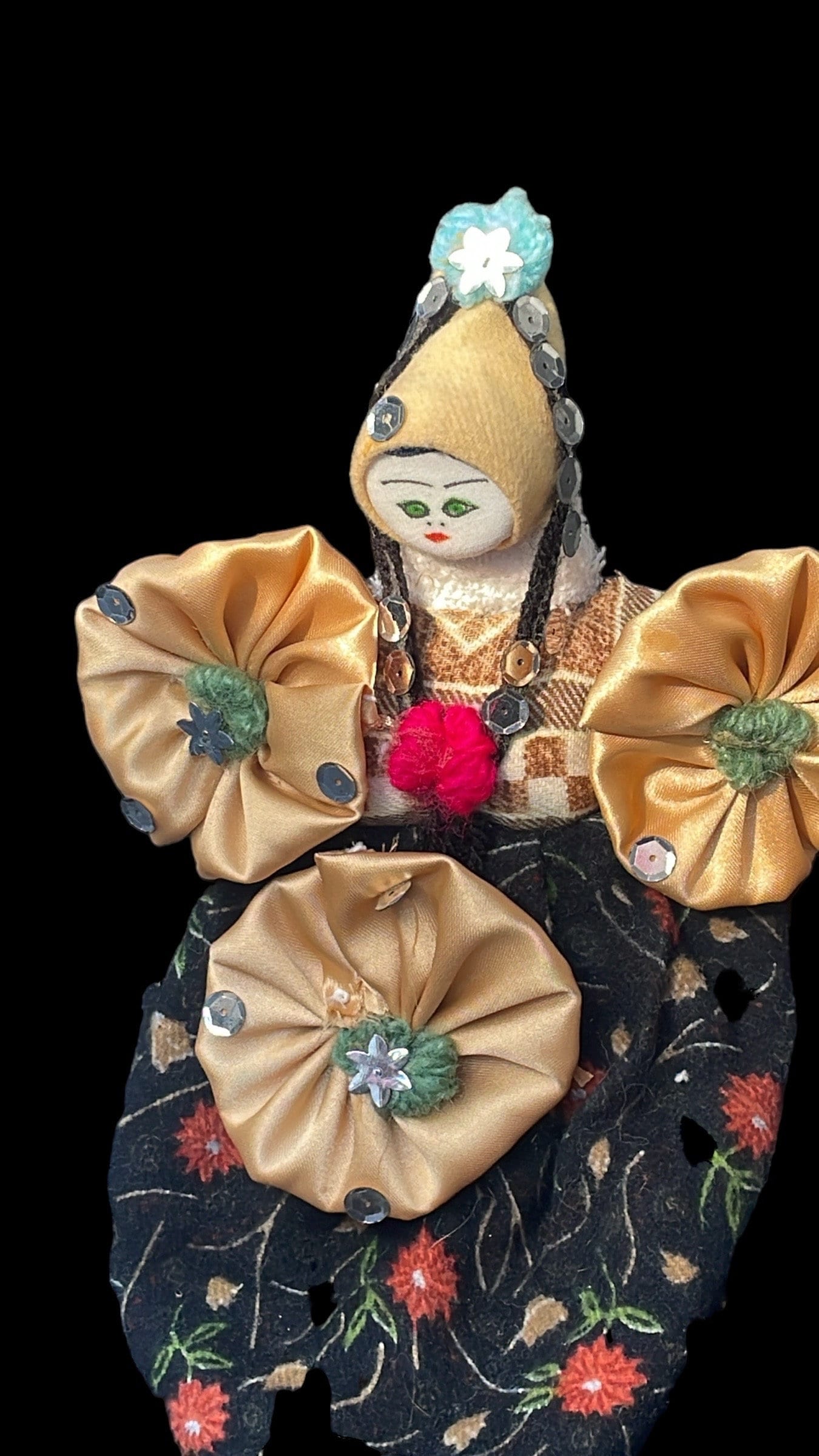 Turkish Soganli handmade folk art doll from Turkey