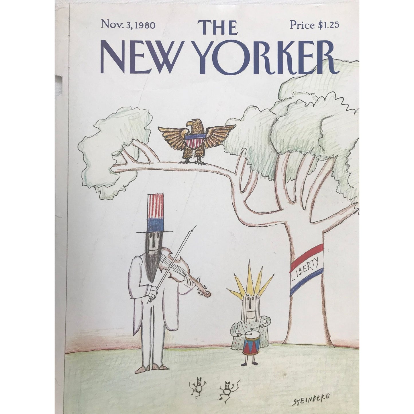 Rare - November 3, 1980 - The NEW YORKER Magazine original cover - USA - Steinberg