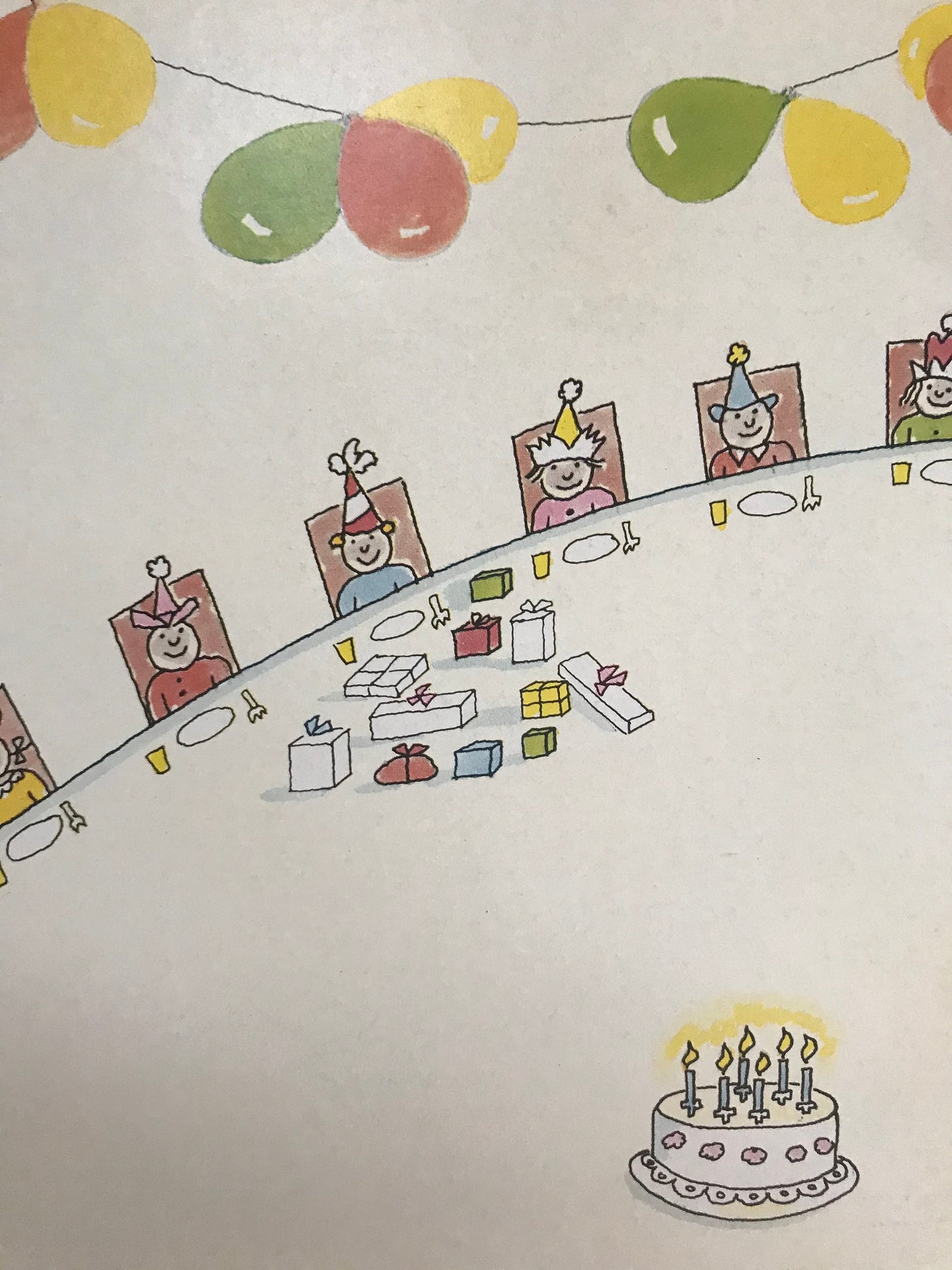 May 12, 1980 - The NEW YORKER Magazine original cover - kids birthday party - artist Tallon