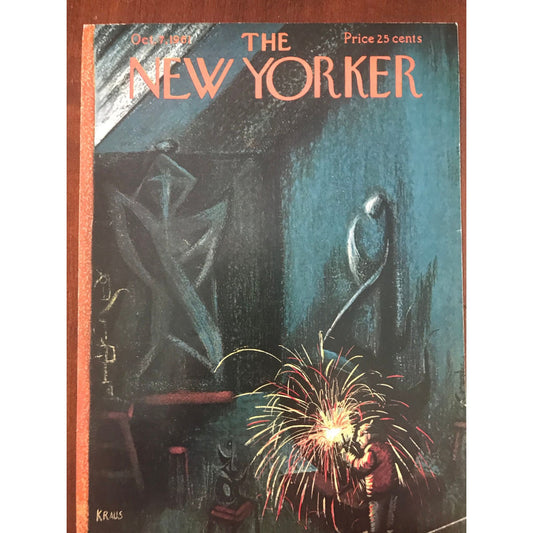 Rare - October 7, 1961 - The NEW YORKER Magazine original cover