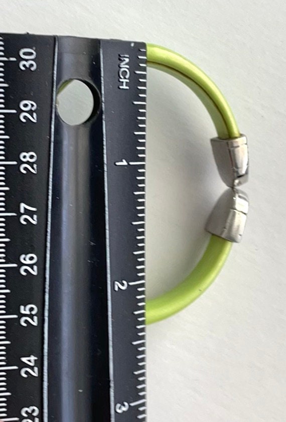 Vintage lime green Geneva watch - Please read description - pretty but needs repair or use for parts