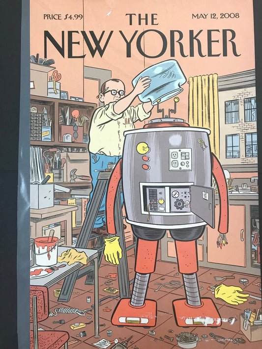 NEW YORKER Magazine cover only -  May 12, 2008 - Please read description