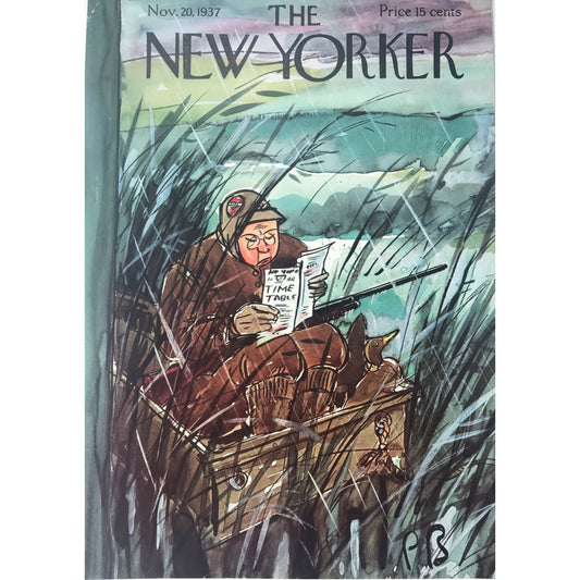 RARE - The NEW YORKER Magazine very rare original cover - November 20, 1937