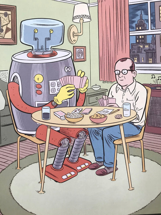 May 12, 2008 - The NEW YORKER Magazine original cover - robot