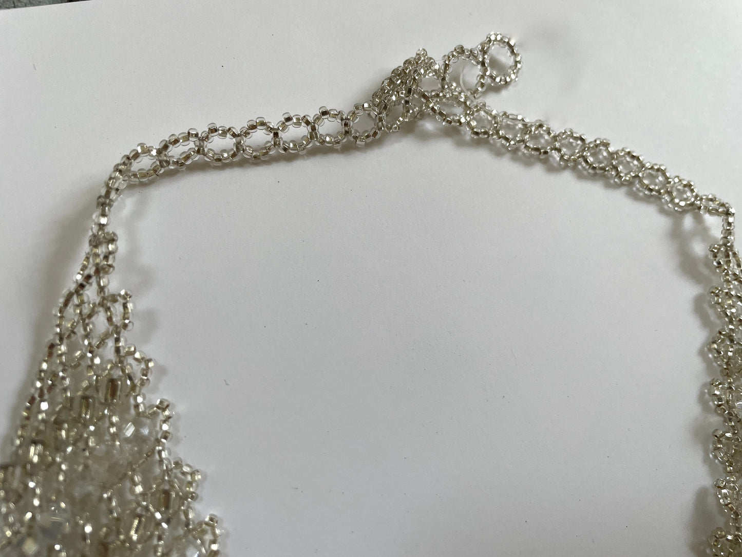 Breathtaking, show-stopping, ooh la la, perfect for a bride, wedding or any other function - magnificent beadwork crystal necklace