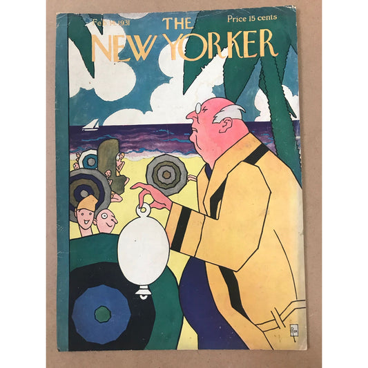 RARE - The NEW YORKER Magazine very rare original cover - February 14, 1931