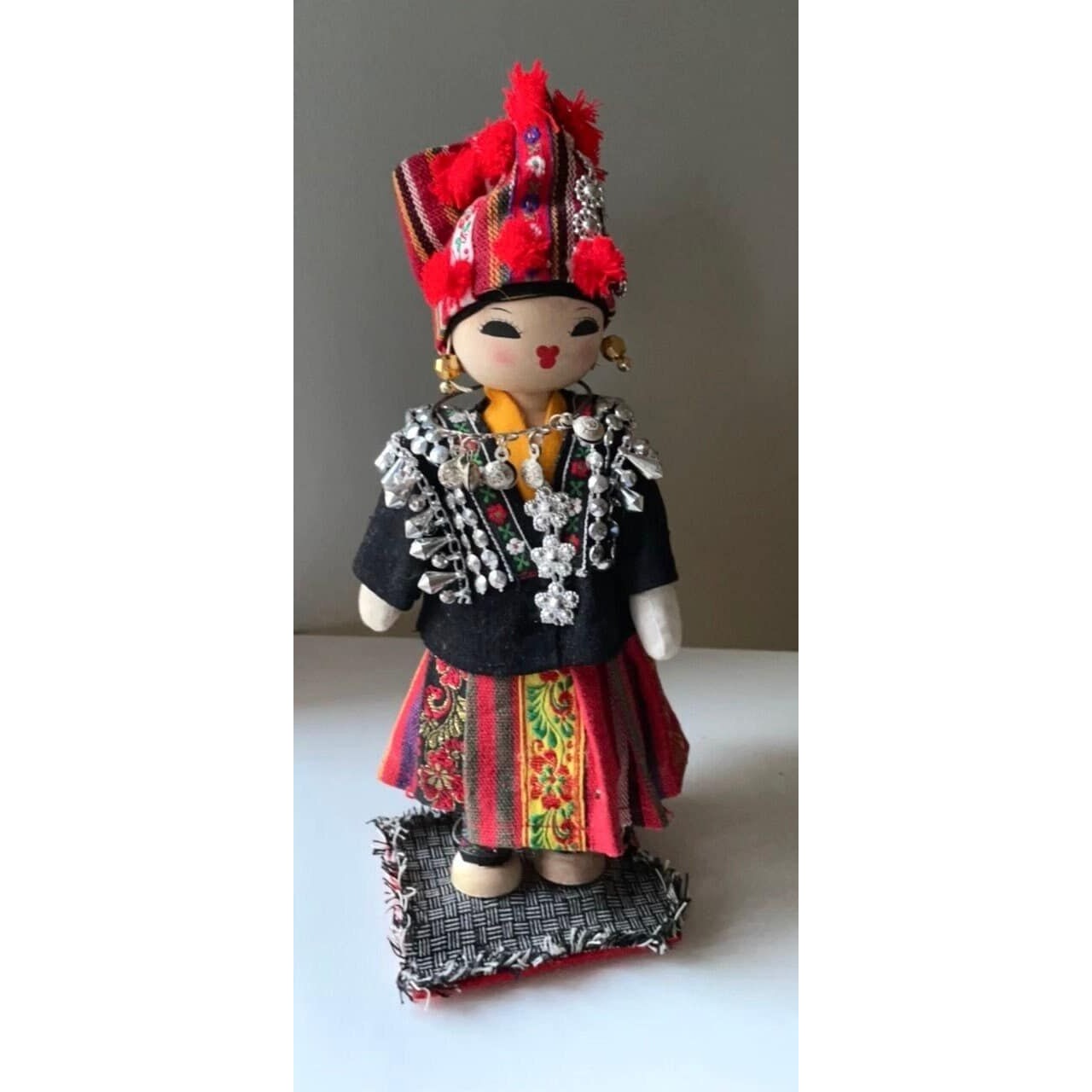 Vintage stunning, rare, handmade Hmong Doll