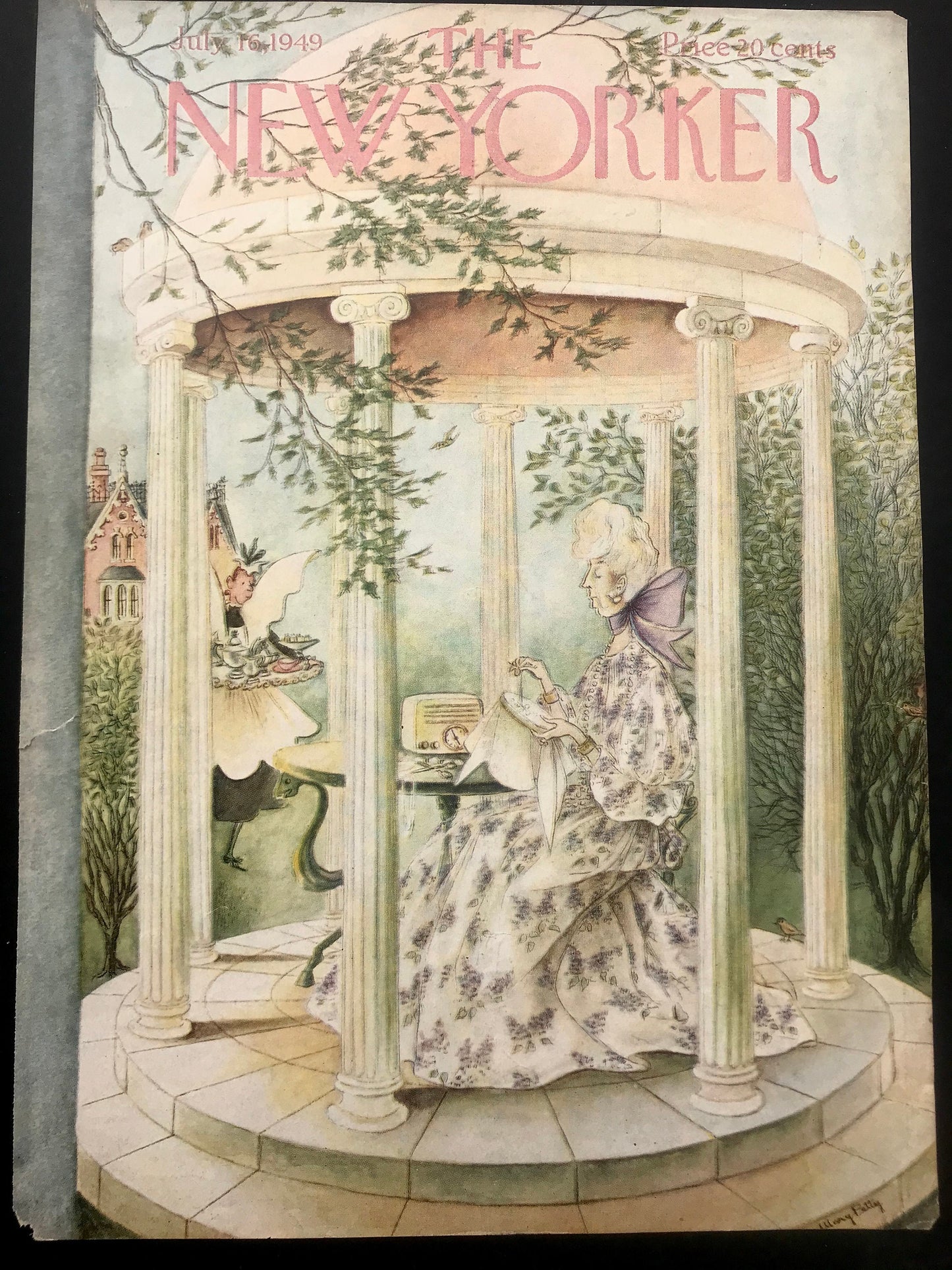 The NEW YORKER Magazine very rare original cover - July 16, 1949