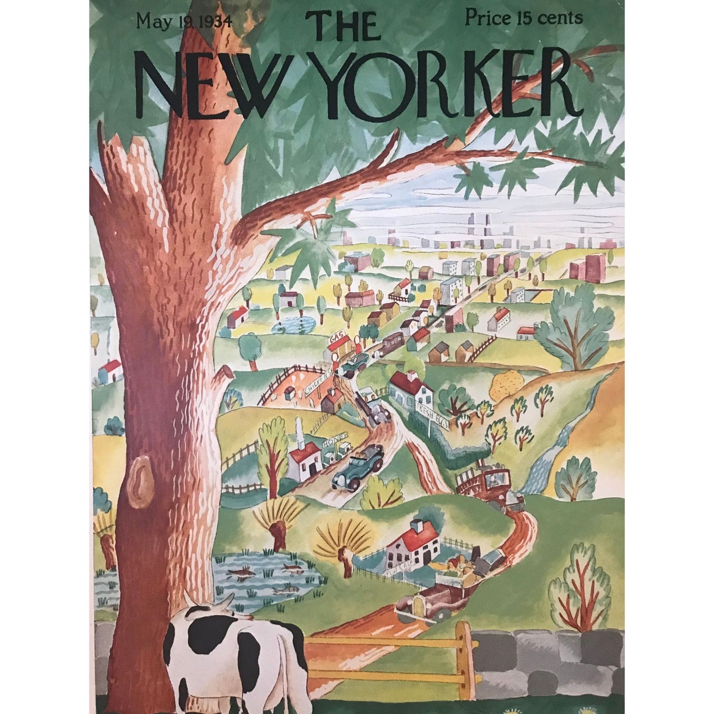 Rare - May 19, 1934 - The NEW YORKER Magazine original cover - good condition