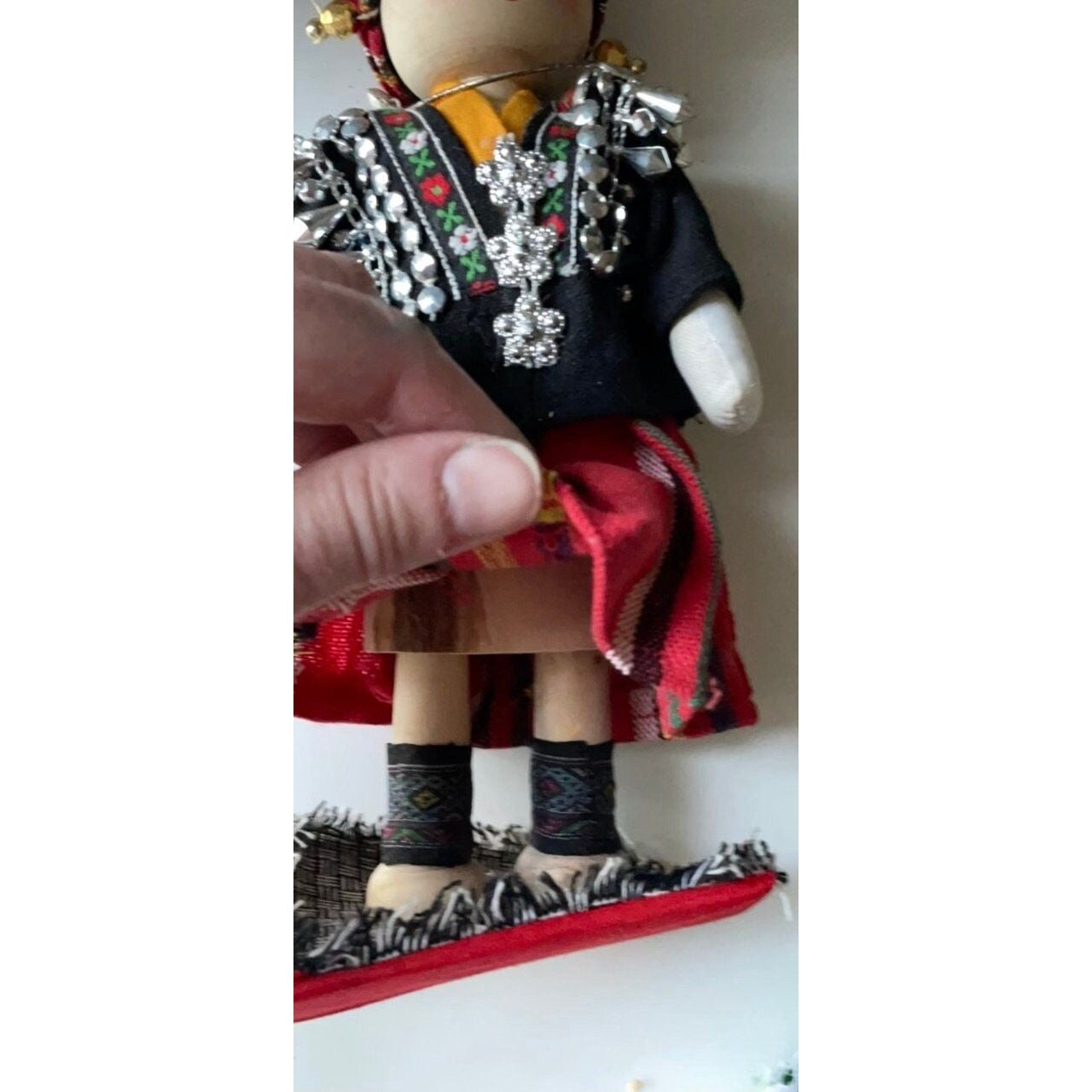 Vintage stunning, rare, handmade Hmong Doll