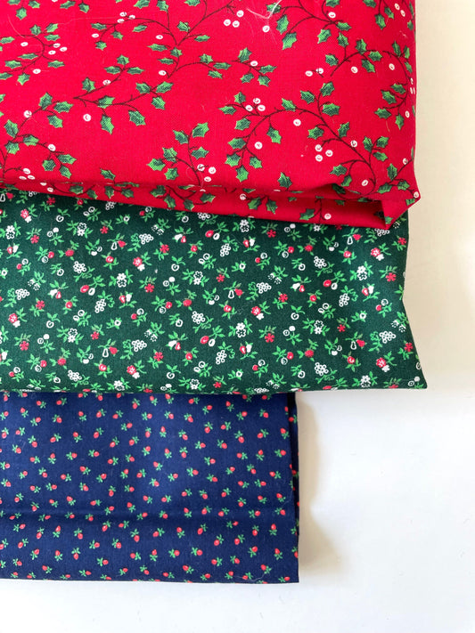 Lot of vintage fabric remnants