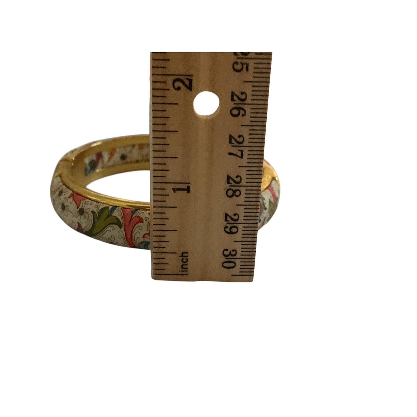 Stauer Florentina Gold Tone Hinged Bangle Bracelet | Statement Jewelry